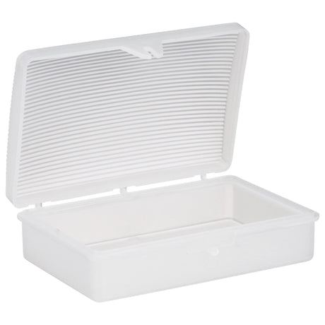 McKesson Polypropylene Soap Dish with Hinged Lid - BeHope