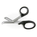 Utility Scissors McKesson 7-1/4 Inch Length Office Grade Stainless Steel / Plastic NonSterile Finger Ring Handle Angled Blunt Tip / Blunt Tip - BeHope