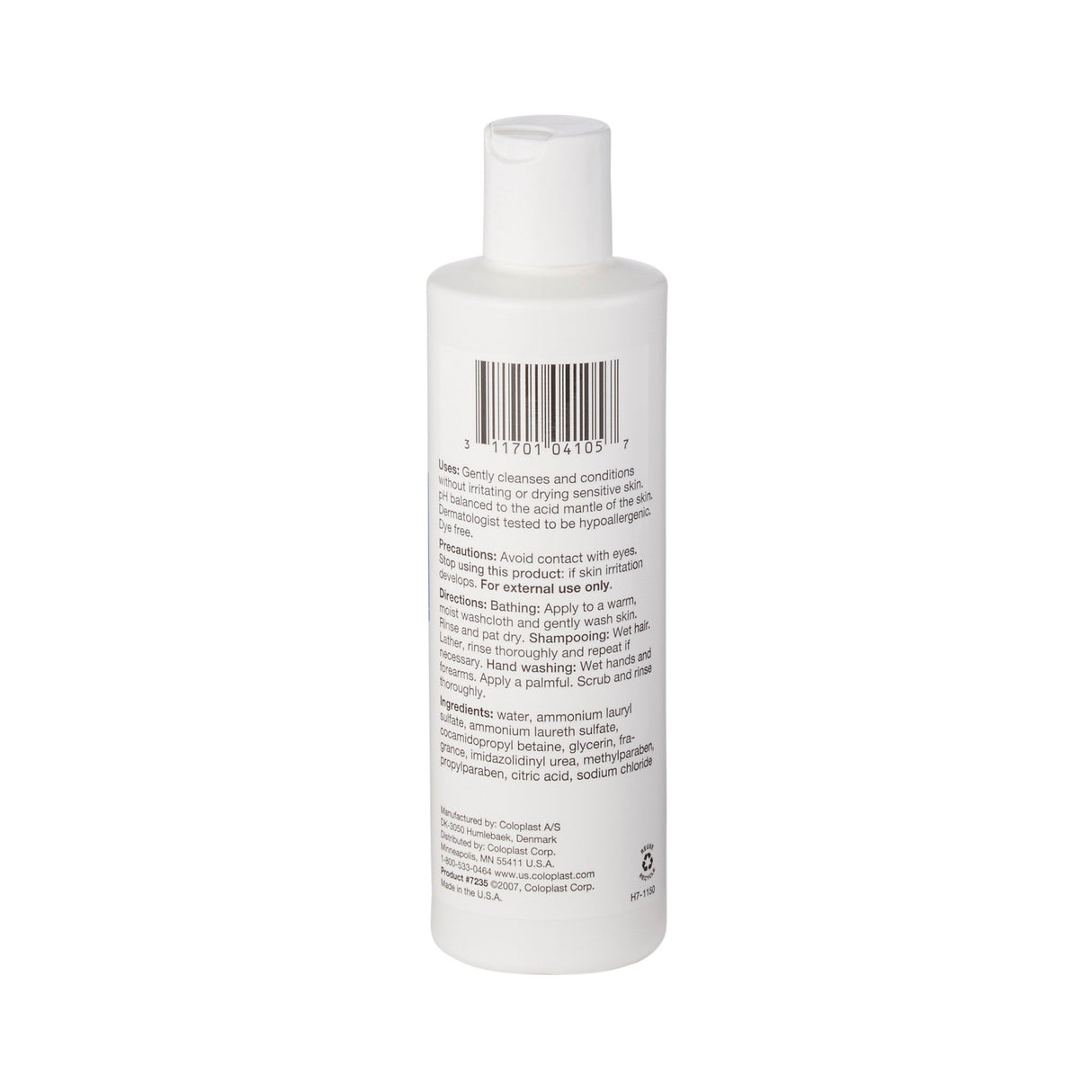Shampoo and Body Wash Gentle Rain 8 oz. Flip Top Bottle Scented