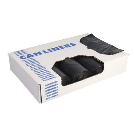 Trash Bag Heritage™ 16 gal. 0.50 mil 24 X 32 Inch Black Medium Duty Star Seal Bottom Flat Pack - BeHope