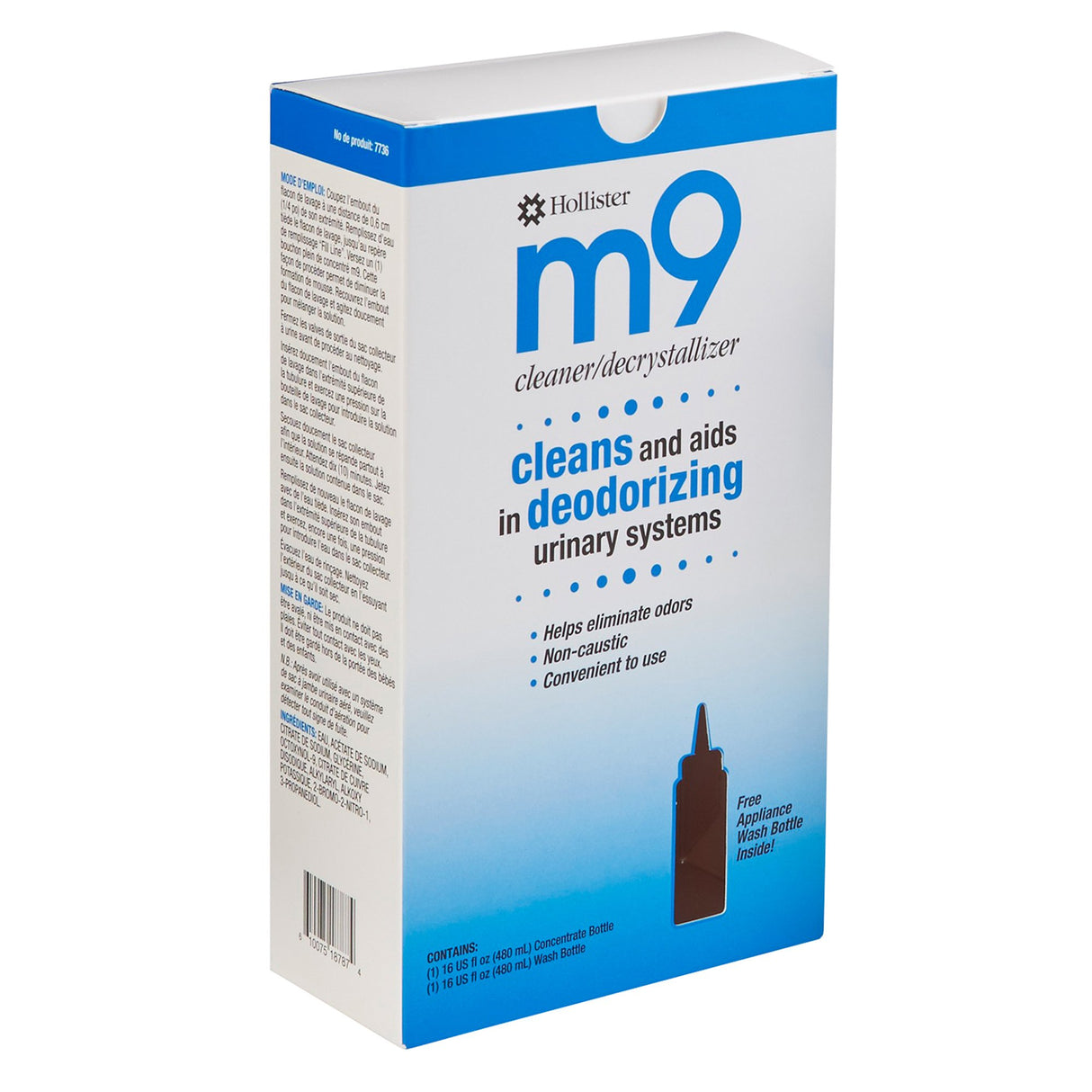 Urinary Drainage System Cleaner/Decrystallizer m9™ 16 oz. - BeHope