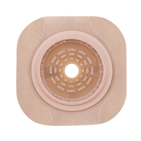 Ostomy Barrier New Image™ Flextend™ Trim to Fit, Standard Wear Adhesive Tape 57 mm Flange Red Code System Hydrocolloid Up to 1-3/4 Inch Opening - BeHope