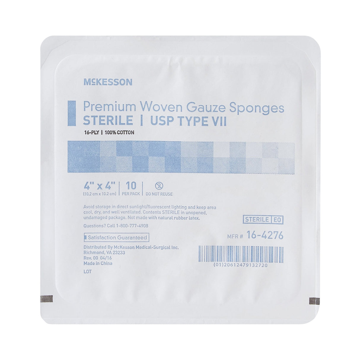 Gauze Sponge Mckesson Sterile for Wound Dressing in Easy Open Tray - BeHope