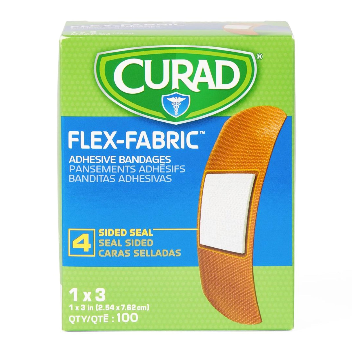 Adhesive Strip Comfort Cloth® Fabric Tan Sterile