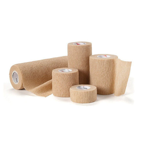 Cohesive Bandage Cardinal Health™ 3 Inch X 5 Yard Self-adherent Closure Tan Nonsterile Standard Compression - Behope