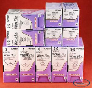 Absorbable Antibacterial Suture Vicryl™ Plus Precision Reverse Cutting Needle - BeHope