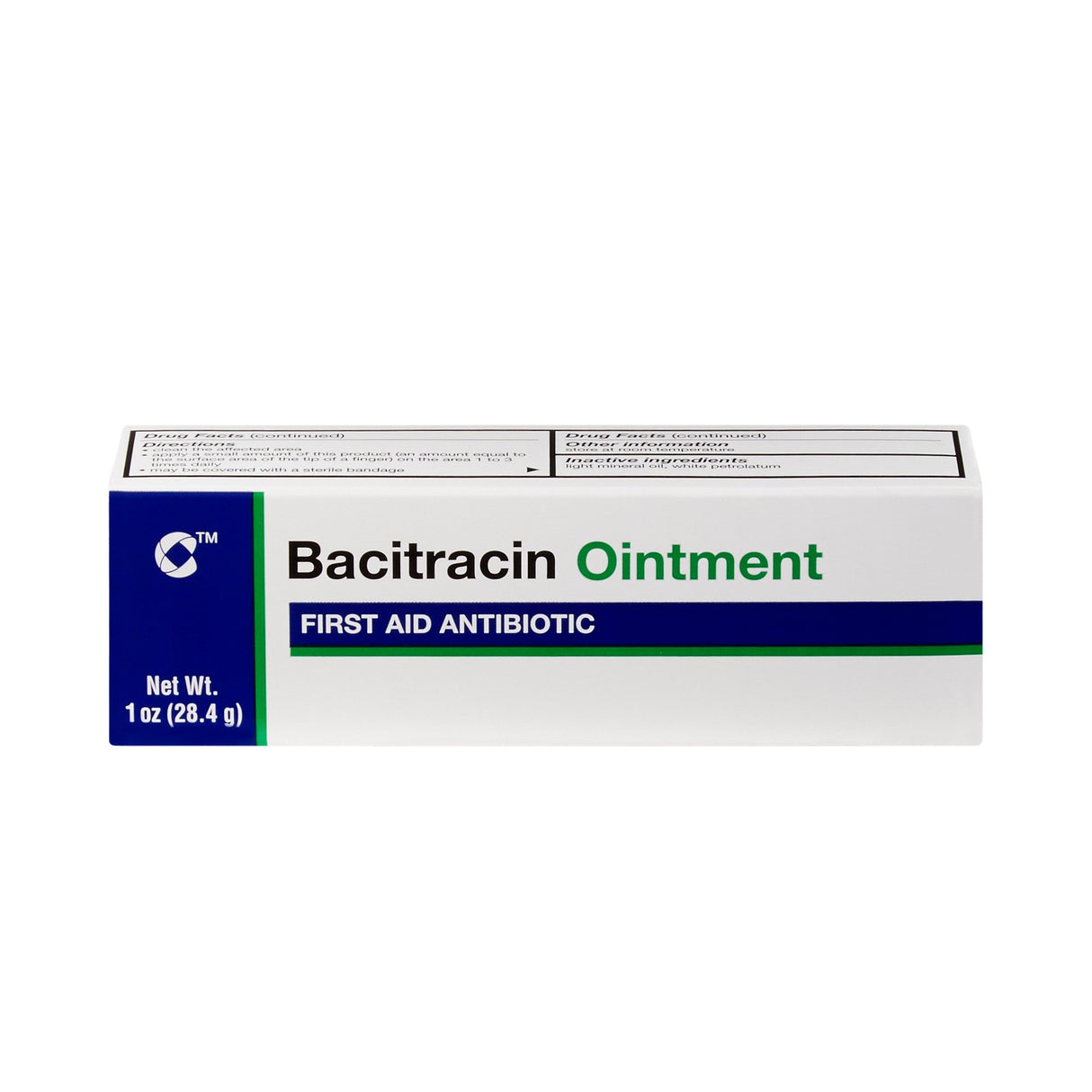 First Aid Antibiotic Bacitracin G & W® Ointment 1 oz. Tube - BeHope