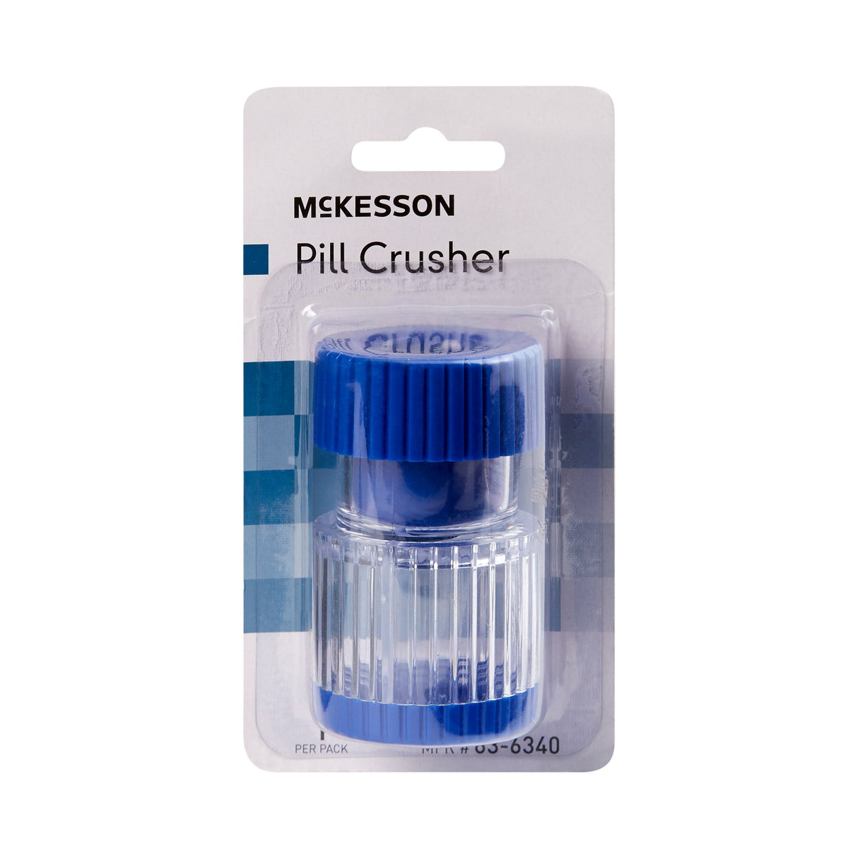 Pill Crusher McKesson Hand Operated Clear - BeHope