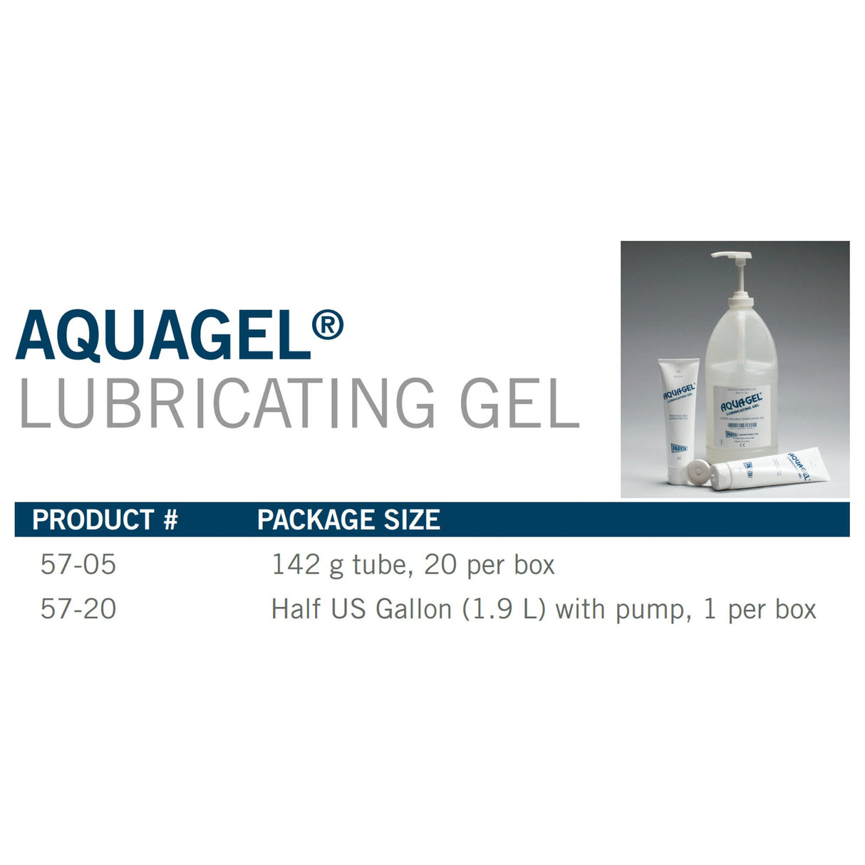 Lubricating Jelly Aquagel® Nonsterile Clear Water Soluble Lubricant - BeHope