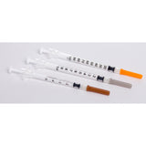 Safety Tuberculin Syringe with Needle Sol-Care™ 1 mL 1/2 Inch 27 Gauge Retractable Safety Needle Regular Wall - BeHope