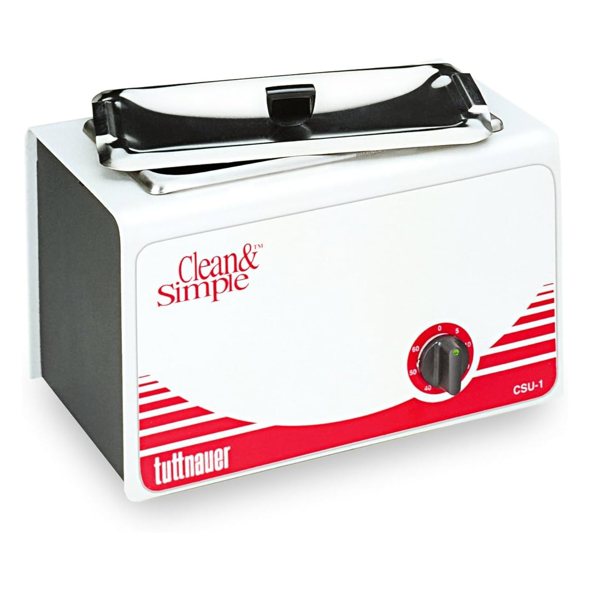 Ultrasonic Cleaner Clean & Simple™ High Efficiency 1 gal. Capacity 9-3/8 W X 4 H X 4-3/8 D Inch - BeHope