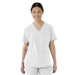 Lexington AVE Women's V-Neck Scrub Tops with 3 Pockets - BeHope