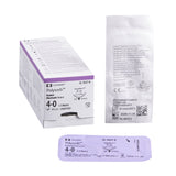 Absorbable Suture with Needle Polysorb™ Polyester P-12 3/8 Circle Precision Reverse Cutting Needle Size 4-0 Braided - BeHope