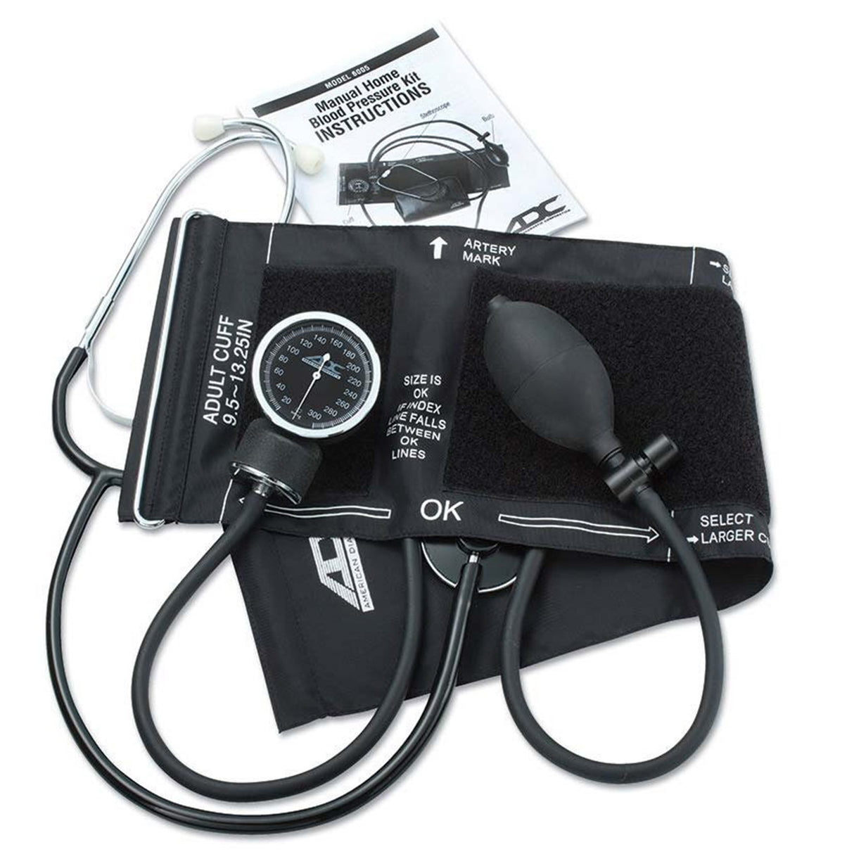 Reusable Aneroid Stethoscope Set Advantage™ General Exam with Easy Reading Dial - BeHope