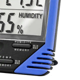 Thermometer / Clock / Humidity Monitor Fisherbrand™ Traceable® Fahrenheit / Celsius 32° to 122°F (0° to 50°C) Internal Sensor Flip-out Stand / Wall Mount Battery Operated - BeHope