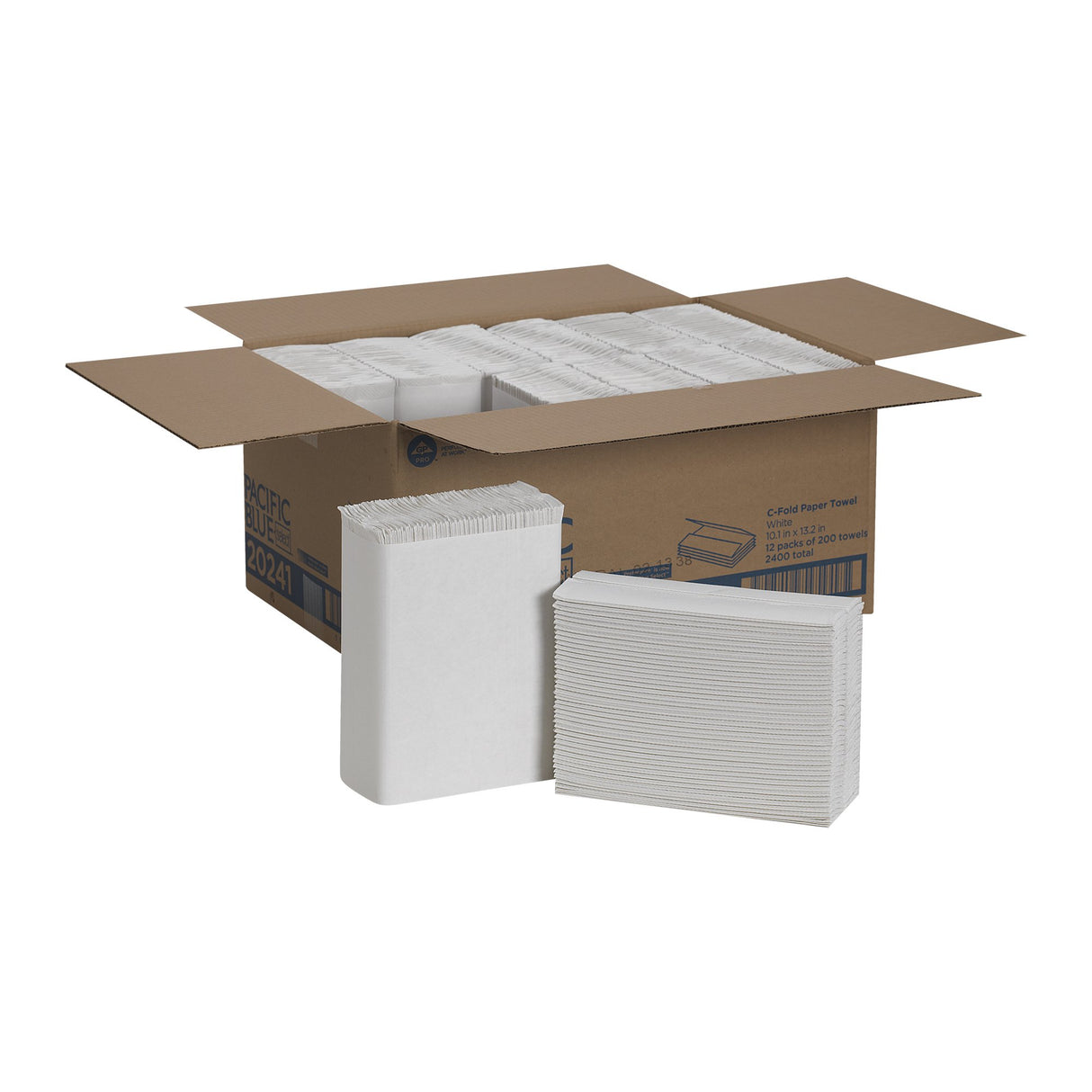 Pacific Blue Select C-fold Paper Towel with Diamond Emboss - BeHope