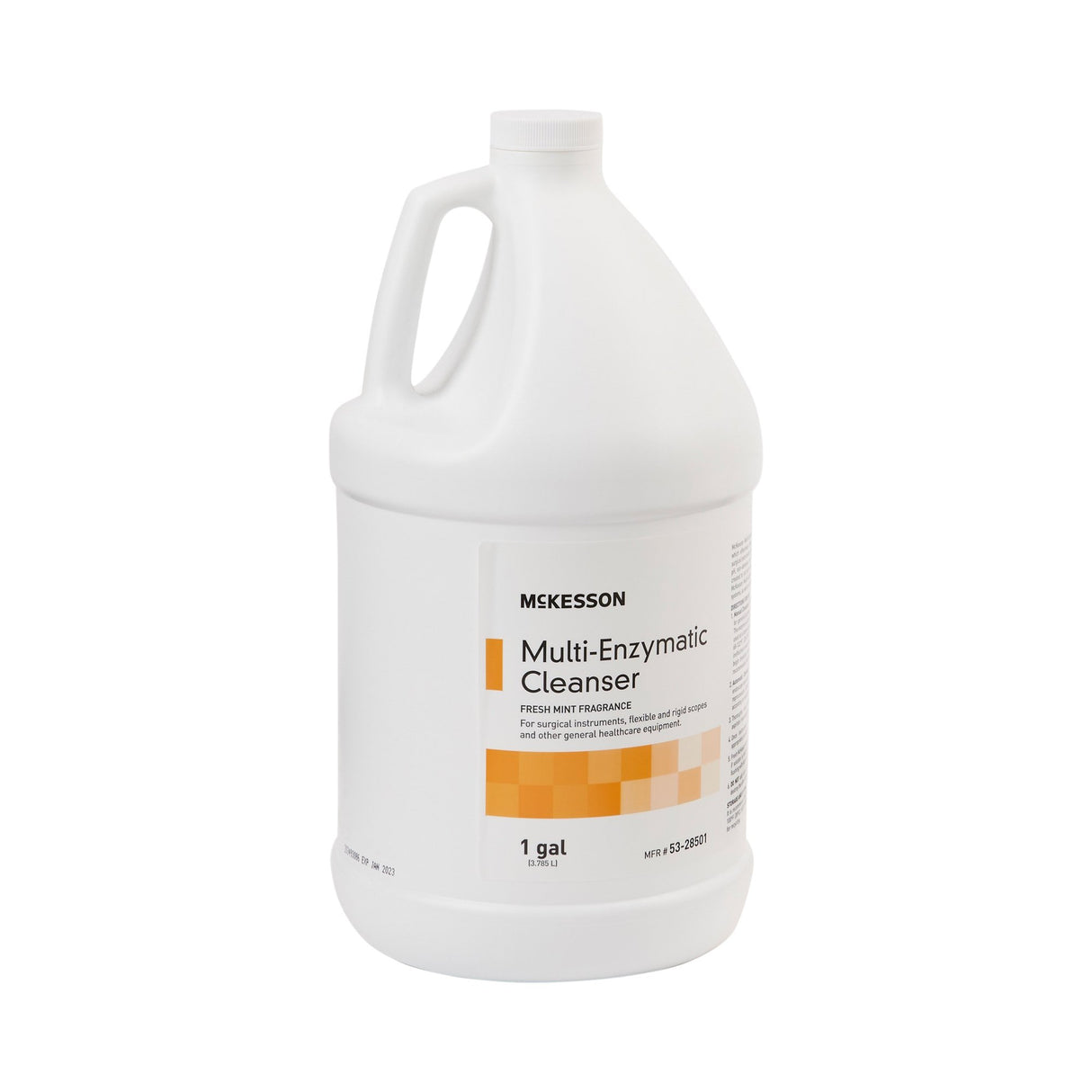 Multi-Enzymatic Instrument Detergent McKesson Liquid 1 gal. Jug Fresh Mint Scent - BeHope