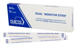Dual™ Sterilization Chemical Indicator Strip Steam / EO Gas 8 Inch Length - BeHope