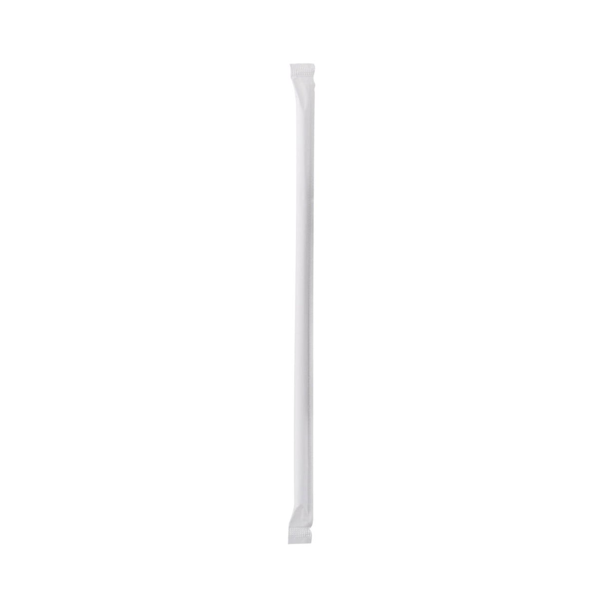 Flexible Drinking Straw McKesson 7-3/4 Inch Length White Individually Wrapped - BeHope