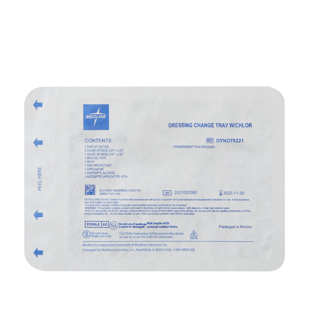 Dressing Change Tray Central Line - BeHope