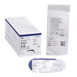 Nonabsorbable Suture with Needle Surgipro™ Polypropylene P-13 3/8 Circle Precision Reverse Cutting Needle Size 5-0 Monofilament - BeHope
