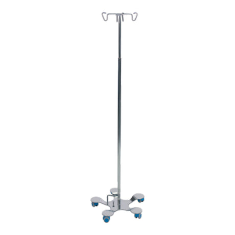 IV Stand Floor Stand 4 Hooks 5 Legs with Casters - BeHope