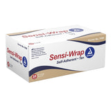 Cohesive Bandage Sensi-Wrap 3 Inch X 5 Yard Self-Adherent Closure Tan NonSterile Standard Compression - BeHope