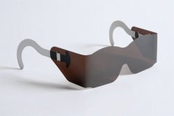 Post Mydriatic Glasses Easy Eyes Bronze Tint Film Lens Over Ear Adult - BeHope