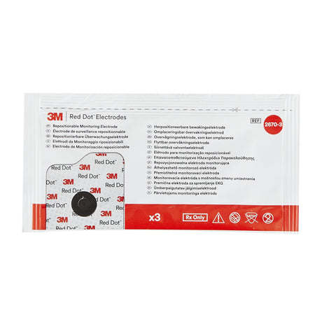 Ecg Monitoring Electrode 3m™ Red Dot™ Repositionable Snap Connector - BeHope