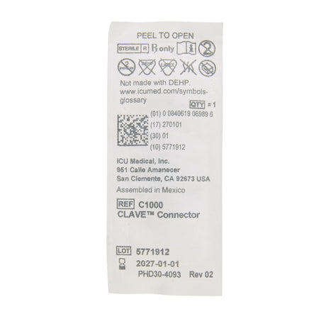 Clave Reliable Connector for Seamless IV Infusion Therapy - BeHope