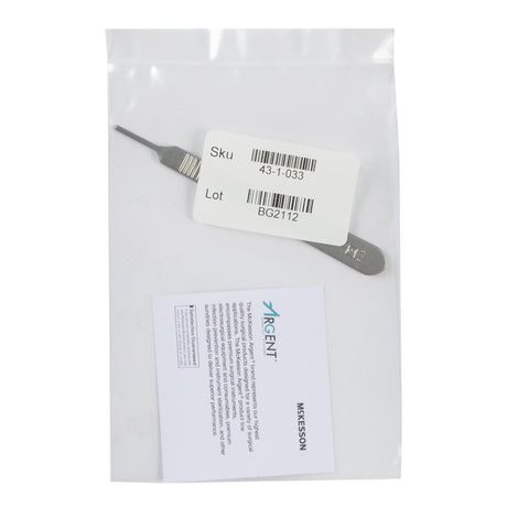 Mckesson Argent™ German Stainless Steel Surgical Scalpel Handle with Graduations - BeHope