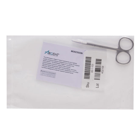 Iris Scissors McKesson Argent™ 4 Inch Length Surgical Grade Stainless Steel Finger Ring Handle Sharp Tip / Sharp Tip - BeHope