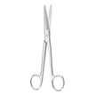 Dissecting Scissors McKesson Argent™ Mayo 6-3/4 Inch Length OR / Surgical Grade German Stainless Steel NonSterile Finger Ring Handle Straight, Beveled Blunt Tip / Blunt Tip - BeHope