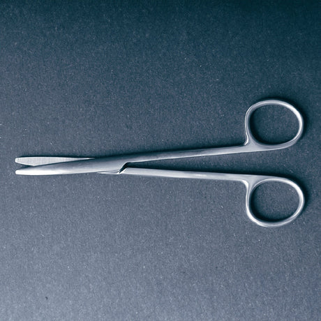 Dissecting Scissors McKesson Argent™ Metzenbaum 5-1/2 Inch Length Surgical Grade Stainless Steel NonSterile Finger Ring Handle Straight Blunt Tip / Blunt Tip - BeHope