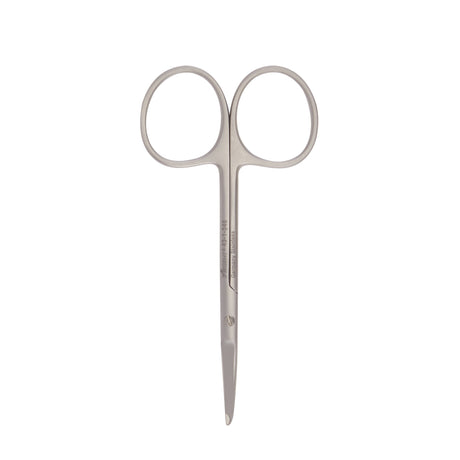 Stitch Scissors McKesson Argent™ Spencer 3-1/2 Inch Length OR / Surgical Grade Stainless Steel Finger Ring Handle Straight Blunt Tip / Blunt Tip - BeHope