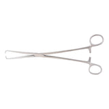 Tenaculum Forceps McKesson Argent™ Schroeder-Braun 9-3/4 Inch Length OR / Surgical Grade German Stainless Steel NonSterile Locking Finger Ring Handle Straight 1 X 1 Prongs - BeHope