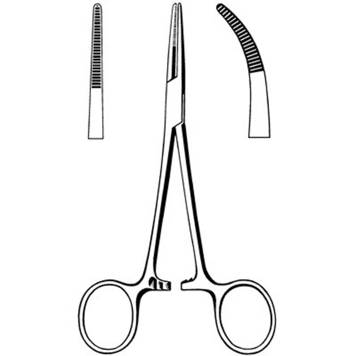Hemostatic Forceps McKesson Argent™ Kelly Surgical Grade Stainless Steel Curved Serrated - BeHope