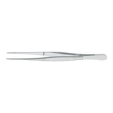 Dressing Forceps McKesson Argent™ Semken 5 Inch Length OR / Surgical Grade German Stainless Steel NonSterile NonLocking Thumb Handle Straight Serrated Tips - BeHope