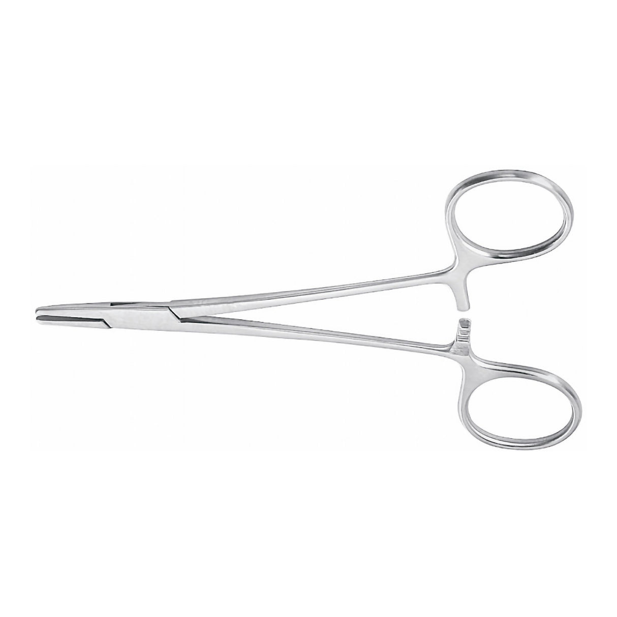 Needle Holder McKesson Argent™ Halsey 5 Inch Length Smooth Jaws Finger Ring Handle - BeHope