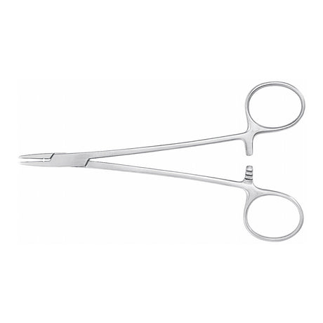 Needle Holder McKesson Argent™ Crile-Wood 6 Inch Length Serrated Jaws Finger Ring Handle - BeHope