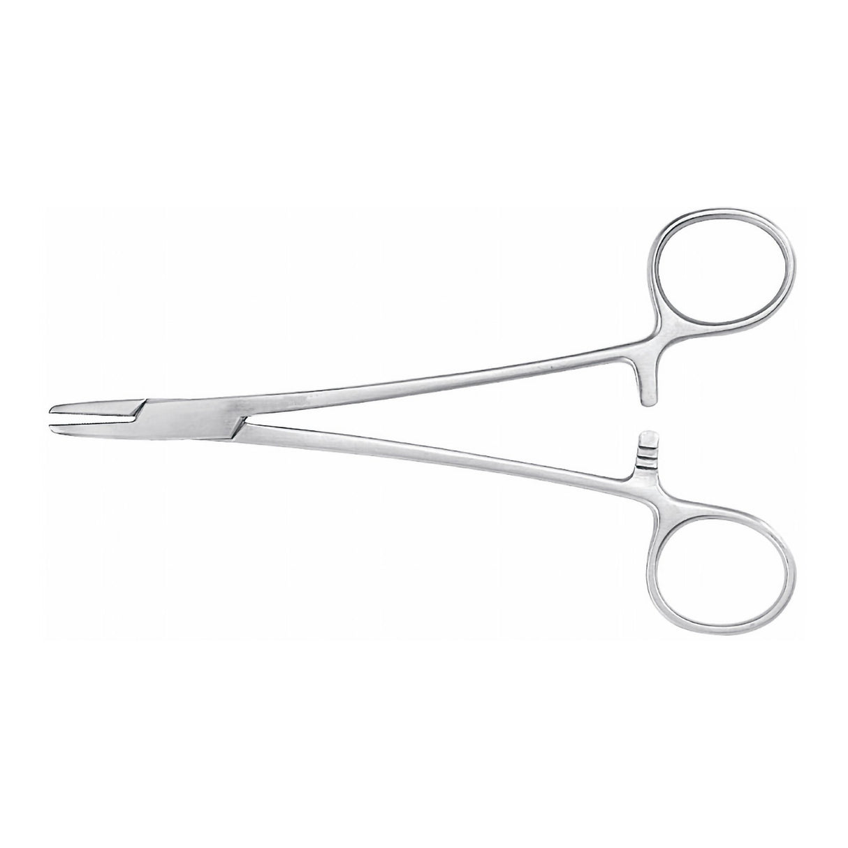 Needle Holder McKesson Argent™ Mayo-Hegar 6 Inch Length Serrated Jaws Finger Ring Handle - BeHope
