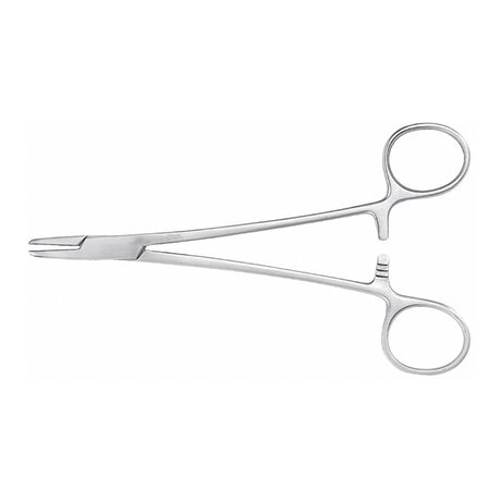 Needle Holder McKesson Argent™ Mayo-Hegar 6 Inch Length Serrated Jaws Finger Ring Handle - BeHope