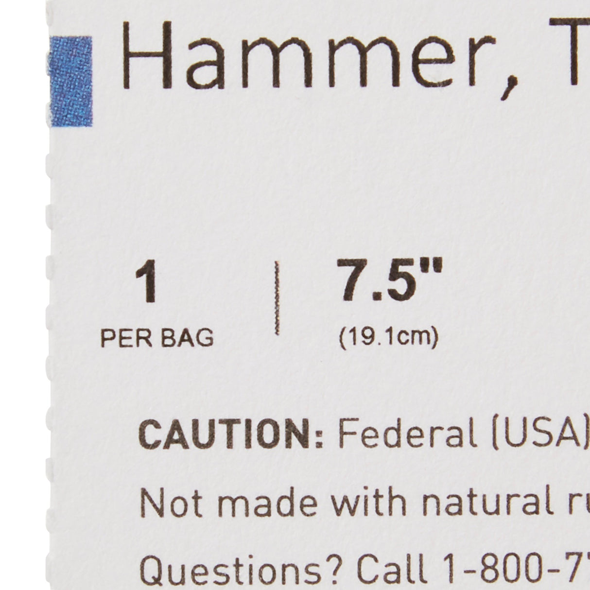 Percussion Hammer McKesson Taylor 7-1/2 Inch Length - BeHope