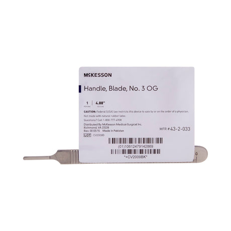 Scalpel Handle McKesson Stainless Steel Office Grade - BeHope