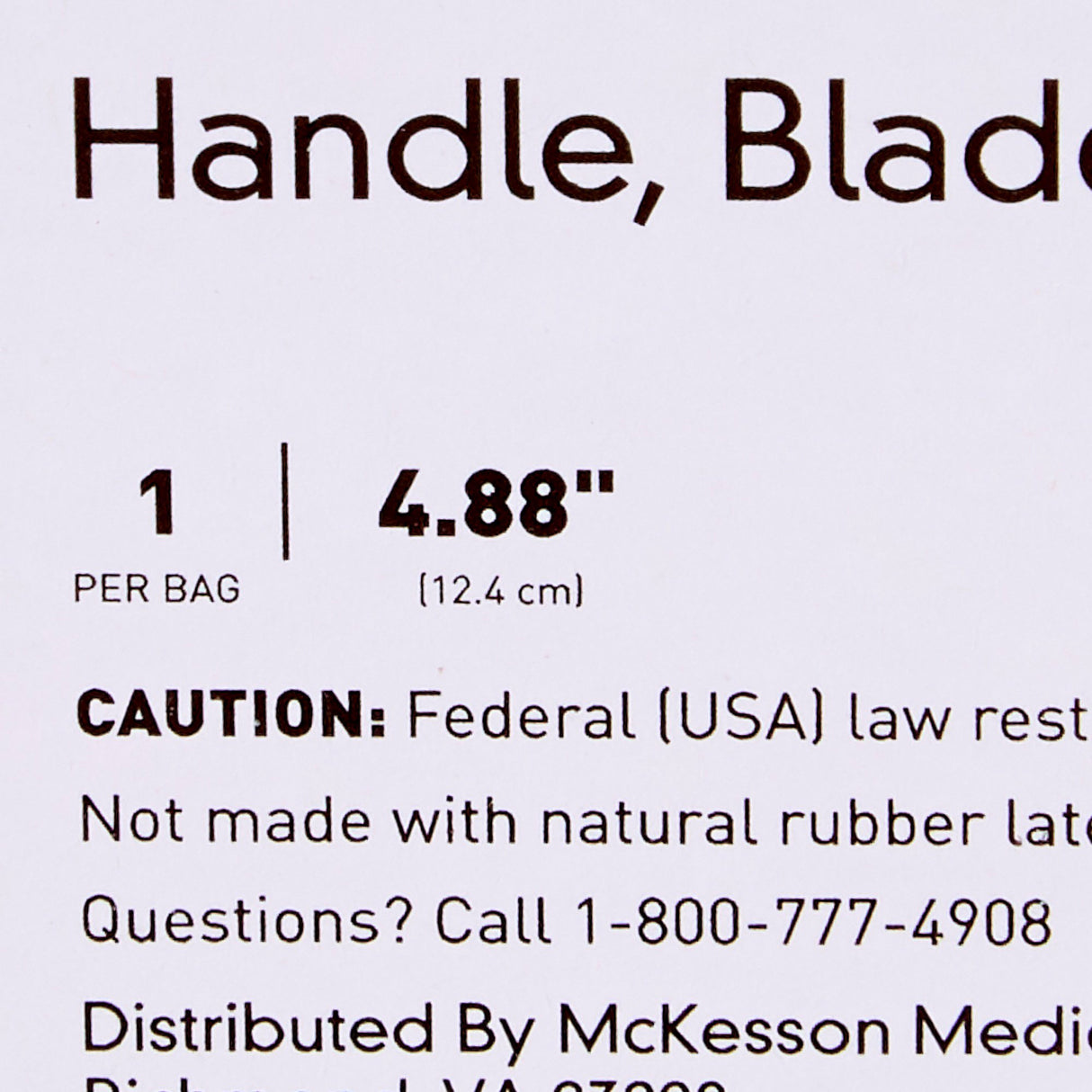 Scalpel Handle McKesson Pakistan Stainless Steel Size 3 - BeHope