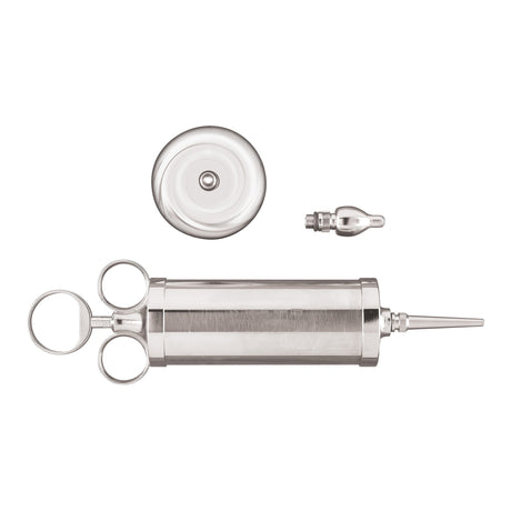 Ear Syringe with Shield McKesson Three Ring Style Three Ring, Silver Barrel and Plunger Office Grade - BeHope