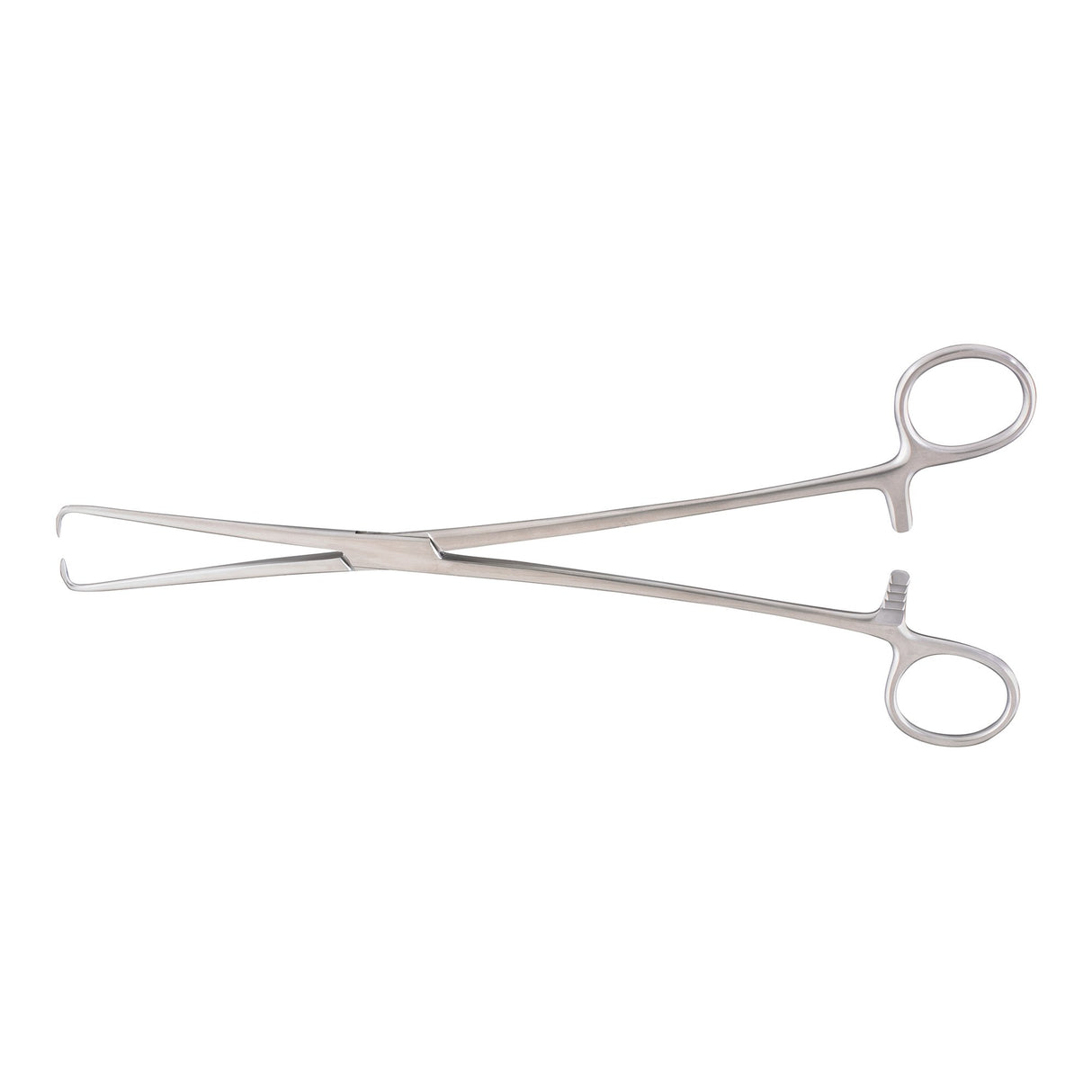 Tenaculum Forceps McKesson Schroeder-Braun 9-3/4 Inch Length Floor / Office Grade Pakistani Stainless Steel NonSterile Locking Finger Ring Handle Straight 1 X 1 Prongs - BeHope