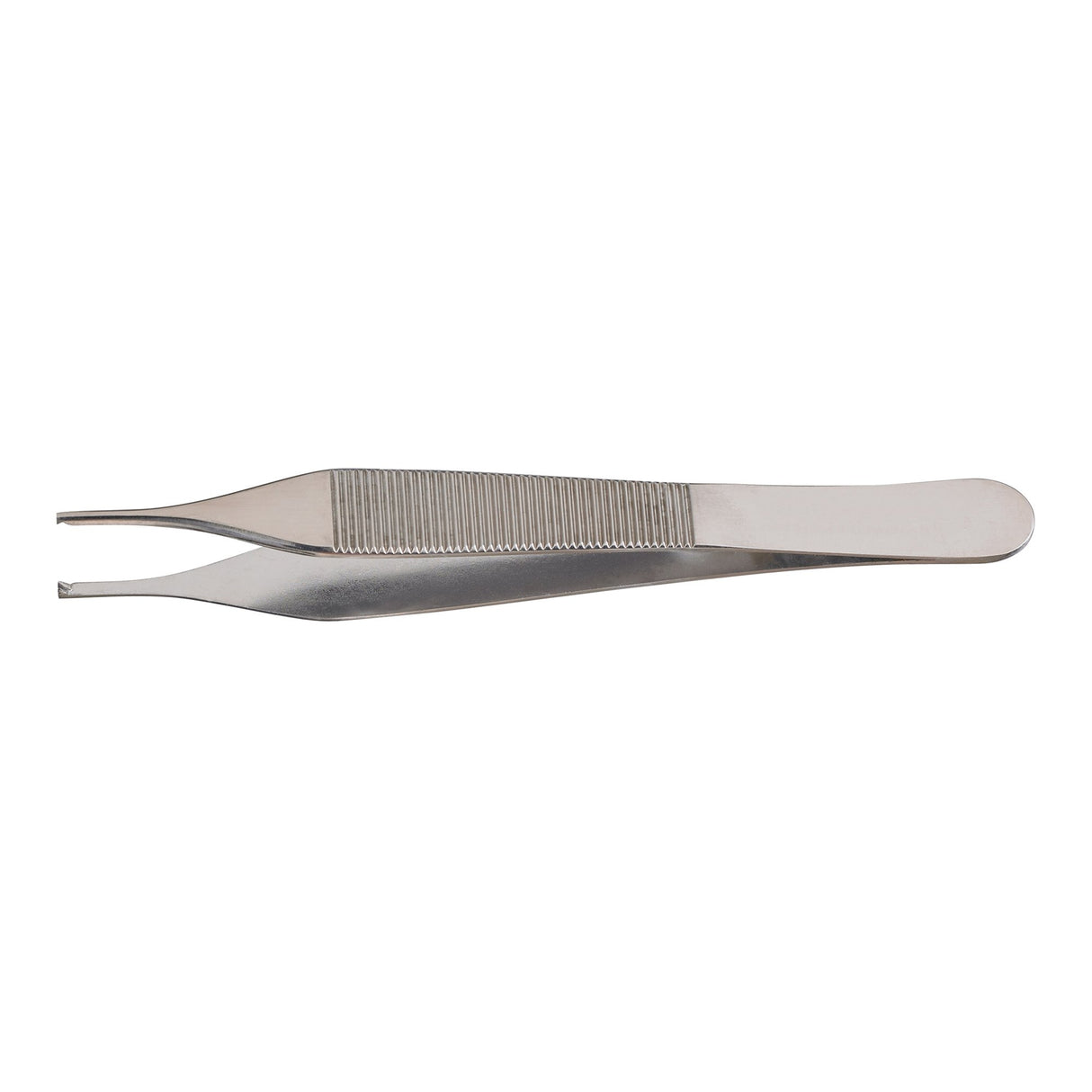 Tissue Forceps McKesson Adson 4-3/4 Inch Length Floor / Office Grade Pakistani Stainless Steel NonSterile NonLocking Thumb Handle Straight 1 X 2 Teeth - BeHope