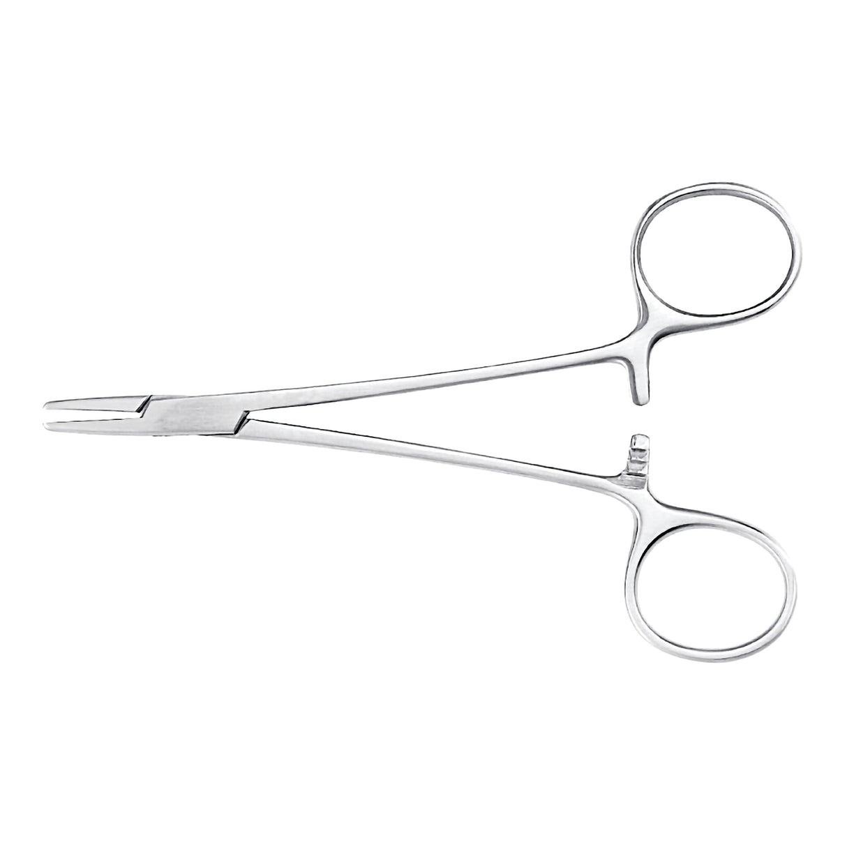 Needle Holder McKesson Webster 5 Inch Length Smooth Jaws Finger Ring Handle - BeHope