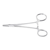 Needle Holder McKesson Halsey 5 Inch Length Smooth Jaws Finger Ring Handle - BeHope